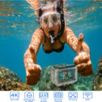 4K  Waterproof All Digital UHD WiFi Camera + RF Remote And Accessories - Image 10