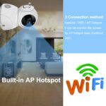 HD 1080P Camera 360° Panoramic PTZ Wireless Wifi Camera - Image 5