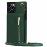 Slim Zipper Wallet Back Case for iPhone With Crossbody Strap - Image 10